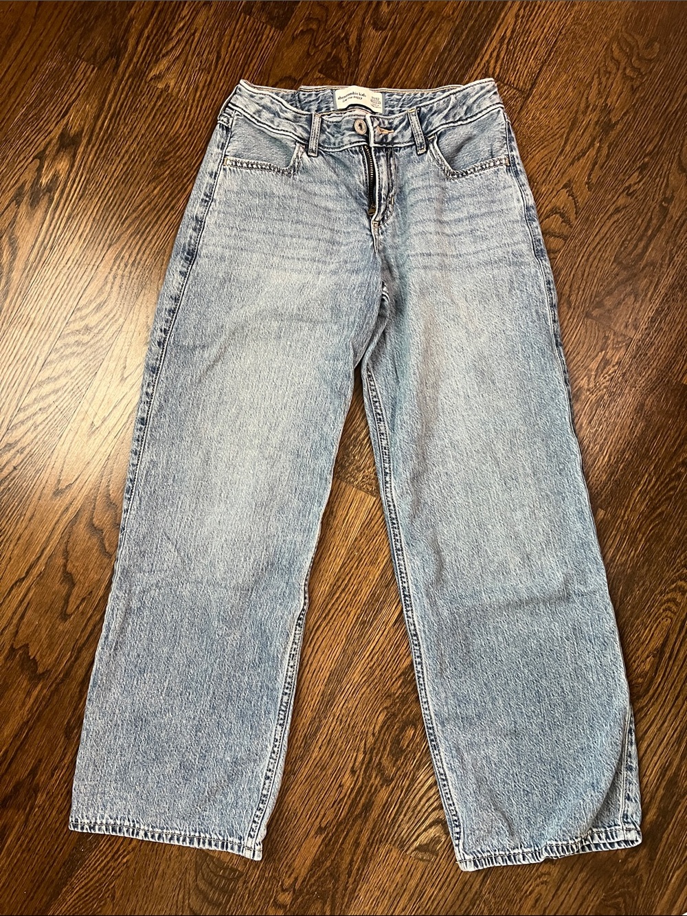 Abercrombie kids low rise baggy jeans - 11/12
